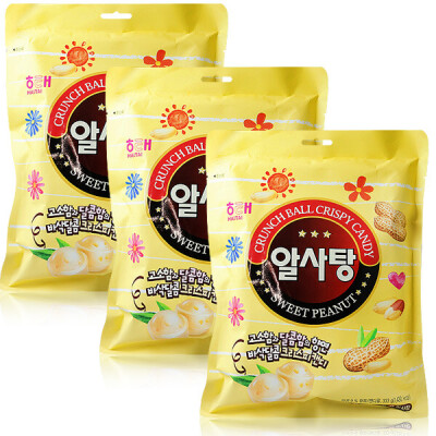 Haitai Confectionery 5000 Egg Candy x 3 Peanut Flavored Candy Office Snack
