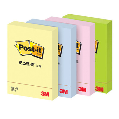 3M Post-it note 656 (51X76mm) adhesive note 4-color office work