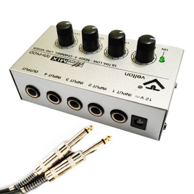 MH400/Microphone/Splitter/4CH/Individual/Volume Control/12V/Included