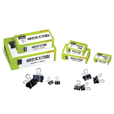 Binder creep 50 mm (12 pcs/black/office depot)