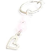 Fake Belly Ring Silver Heart Clip On Piercing Navel Hoop Dangle
