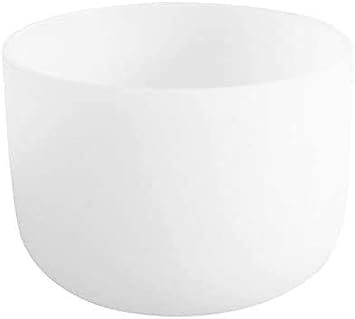 528 Hz Solfeggio of Frequency Frosted Quartz Crystal Singing Bowl, 8"