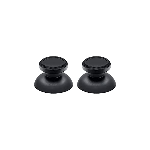 Mcbazel Aluminum Alloy Metal Analog Thumbstick for Xbox ONE Black Set of 2