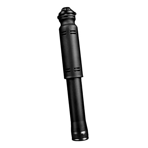 Portable Bike Mini Hand Pump for Quick Inflation | Aluminum Alloy | Mounting Bracket & Zip Ties Included | Compact & | for Cycling, Basketball & Soccer Enthusiasts - Black