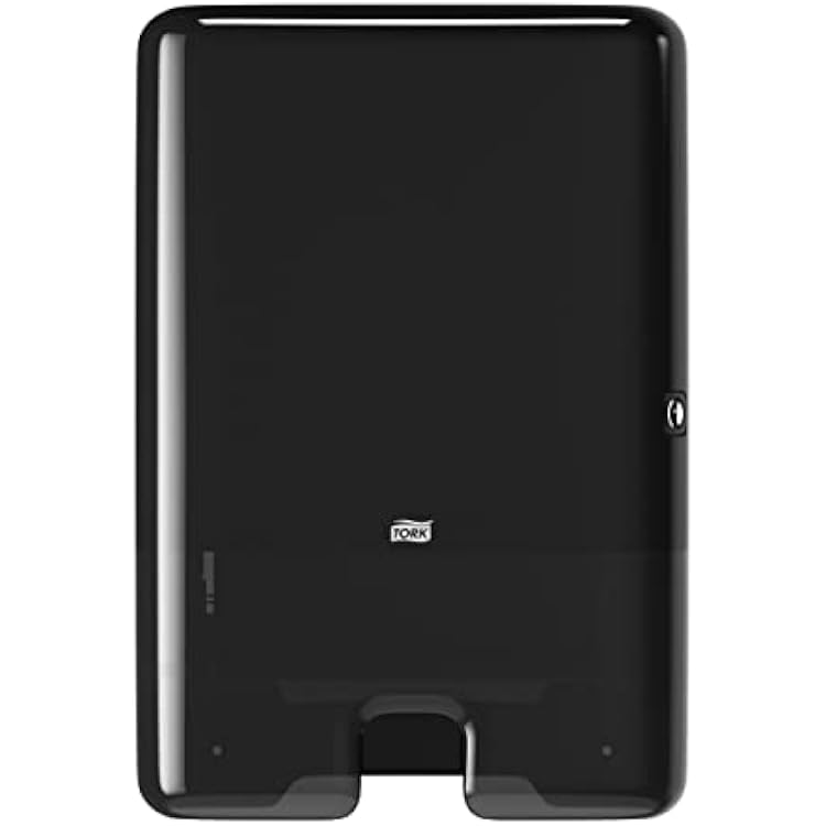 Tork Xpress Multifold Hand Towel Wall Mounted Dispenser Black H2, One-at-a-Time Dispensing, Elevation Range, 552008