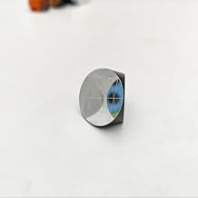 Optical Surveying Mini Prism, 25.4mm Diameter, Glass Corner Cube, Total Station Compatible, Optical Glass Material