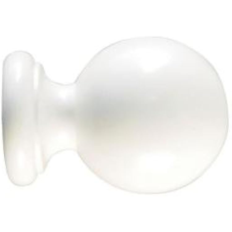 Levolor 1-38 in. Wood Ball Finial