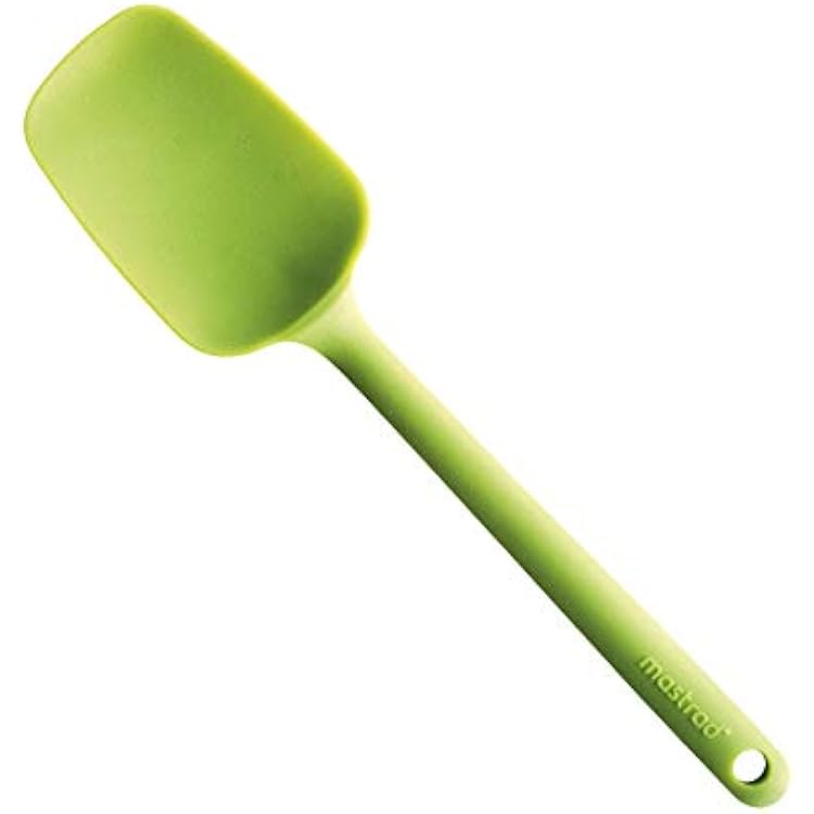 Mastrad Silicone Spoon Spatula, Green, 1.6 x 27.5 x 6.5 cm