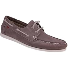 LLOYD Men's Edison Lace-Up Shoes in Grey Suede Leather
