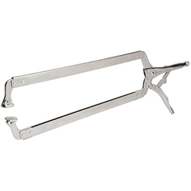 Eastwood Locking C Clamp with Grip Swivel Pads 24 for Tapered Workpieces Tool