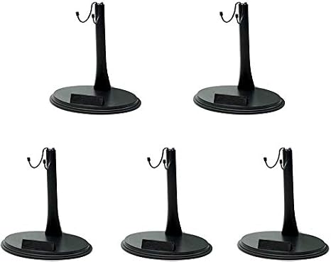5 Pcs Action Figure Stand Holder,1/6 Scale U-Shape Adjustable Model Stand Holder Display Rack for 8"-12" Toys Dolls Action Figures