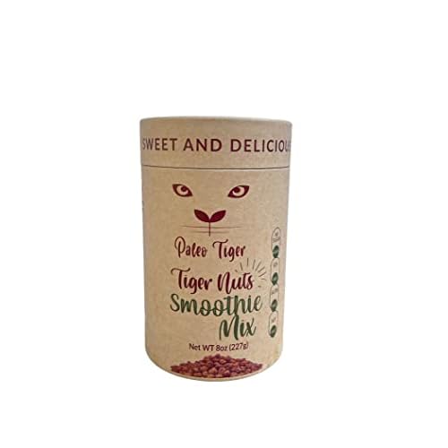 Paleo Tiger Smoothie Mix | Tiger nuts | Vegan superfood| Low protein| Prebiotic | digestive enzyme| suitable for men and women| 8oz