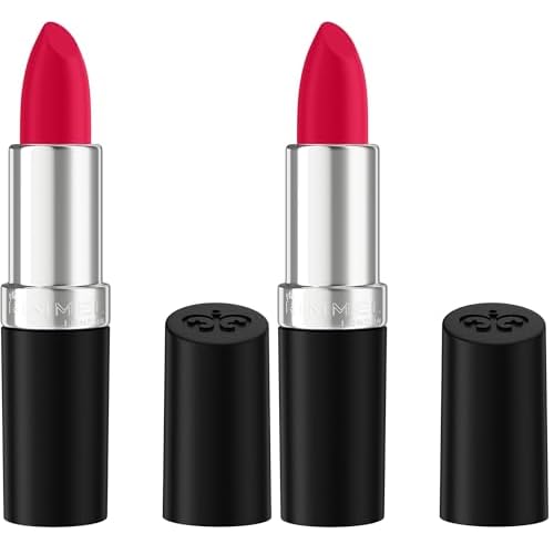 Rimmel London Lasting Finish by Kate Lipstick, 001 Pack of 2