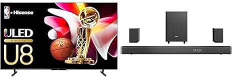 Hisense Exclusive Bundle 55U8N Smart TV & AX5125H Soundbar