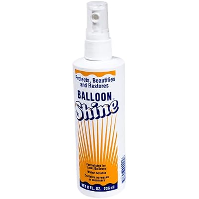 Balloon Shine 8 Oz Keeps Latex Balloons Looking Shiny!