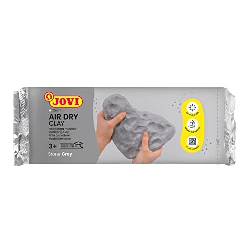 Jovi Air-Dry Modeling Clay; 2.2 lb. Grey, Non-staining, Perfect for Arts and Crafts Projects