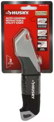 Husky 4.5 in. Auto-Loading Retractable Utility Knife