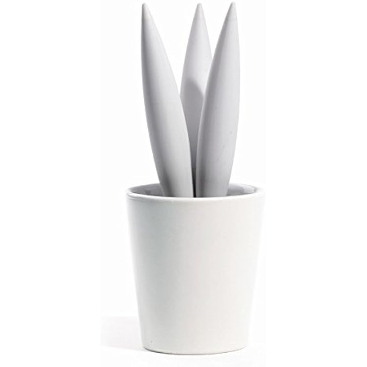 VinoLife Legnoart Spicy Cereus Trivet with Porcelain Bow, White