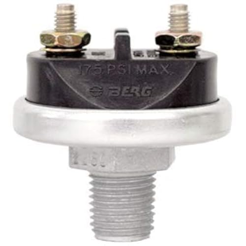 Tectran TV13250 Stoplight Switch , 3-5 psi Actuation Pressure, 14 NPT Thread, 2 Terminals