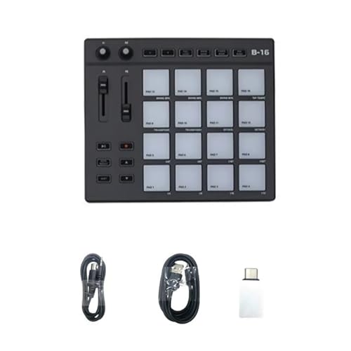 16 Fat RGB Illuminated Beat Pads MIDI Pad Controller Beat Maker Machine Parts