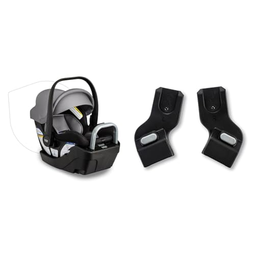 Britax Willow S Infant Car Seat with Alpine Base, ClickTight Technology, Rear Facing Car Seat & BOB Gear WayfinderTM Jogging Stroller Infant Car Seat Adapter, Compatible with Select Britax, Nuna
