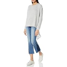 William Rast Women's Tye Sweatshirt With Slit Tie Back