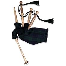McWilliams Mini Miniature Bagpipe, Bagpipe for Beginners Playable Mini Gift (BLACKWATCH)