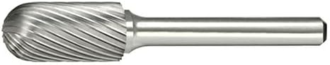 Alfa Tools B71225 Sc-3 Single Cut Cylindrical Radius Carbide Burr