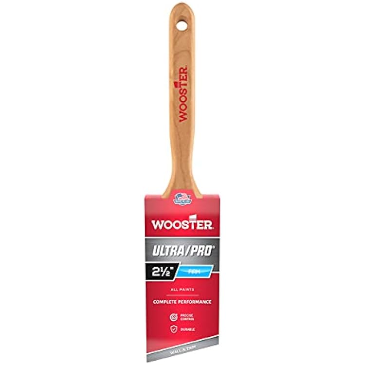 Wooster Brush 4174-212 ANG SASH Brush 2.5IN Paintbrush, 2-12-Inch,