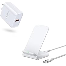 15W Pixel Fast Wireless Charger, Wireless Charging Stand for Google Pixel 9 Pro XL 8a 8 Pro 7a 7 Pro 6 Pro, Android Wireless Charger Stand with QC3.0 Adapter for Samsung Galaxy S24 S23 S22, iPhone 16