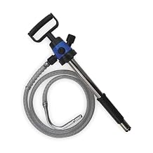 Oil Safe Premium Pump - D Handle Grip | Heavy Duty | Quick Connect | Color-coded Body Collar | Hose | 10 Different Colors - Blue