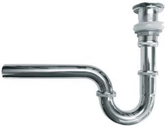 Stainless Sink Sink Sink Siphon with Pop Up Strainer Push Button