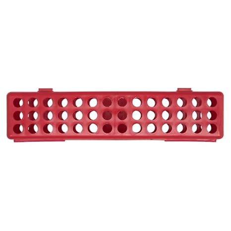 Dental 50Z900M Steri-Container Hinged Lid Red 8" X 1.75" X 1.75"