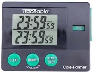 Traceable Dual-Display Two-Memory Digital Timer