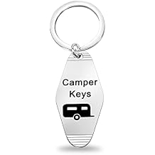 FOTAP Camper Gift Camper Keys Keychain Camping Lover Gift RV Camping Gift Camp Love gift Camper Travel Gift Camper Gift