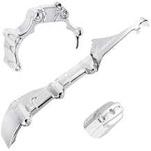 Motorcycle Chrome Engine Accent Cover 3 Pack Kits Compatible with Motorcycle Parts Softail Night Train 2007-2017