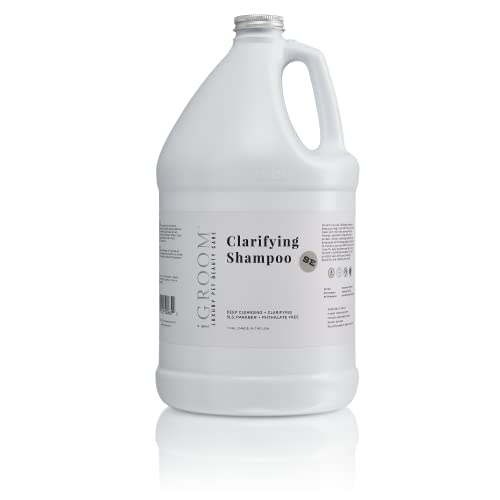 iGroom Clarifying Dog Shampoo, Luxury Pet Beauty Care, Sooth and Protect Coat, All Natural Ingredient, Made in USA, Gallon