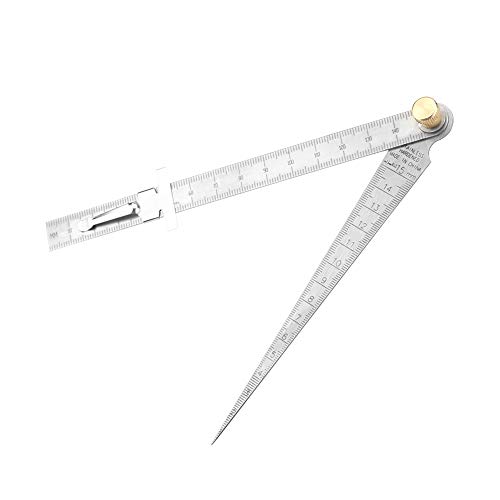 High-Precision Stainless Steel Gap Ruler Wedge-Shaped Feeler Tapered Ruler Measuring Tool