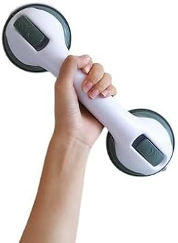 Grab Bars for bathtubs and Showers Shower Handle Bathroom handrail Anti-Fall Suction Cups Non-Slip Doors and Windows Plastic Suction Cups Handle no Punch handrail Shower Room