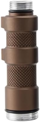 Light Body for 18650 Batts, Fits Surefire KE2-DF, Weltool LH8, Malkoff, Light Heads LEP & LED & All Scout Type Tailcaps FDE - KNURLED