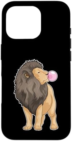 Lion Bubblegum Case for iPhone 16 Pro