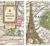 HomArt Paris Map Matches Match Box Set of 2