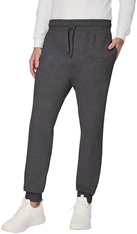 Hanes Mens Joggers, EcoSmart Fleece Sweatpants for Men, Mens Lounge Pants, 30.5