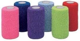Co-Flex NL Cohesive, Flexible Bandages, Smiley Pack, 1.5"x5yds, 48 rls/cs