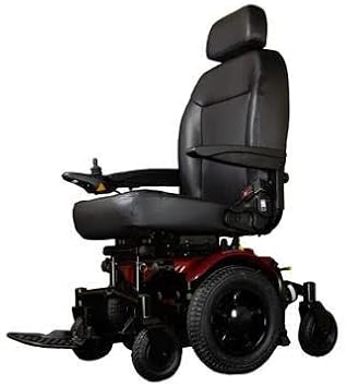 Shoprider Electric Powerchair 6RUNNER 14 HD Bariatric, Black, Heavy Duty, Modern, Alloy Steel Frame, 450 lbs Weight Capacity, 3.75 mph Speed, 14" Wheels, 23.5" Turn Radius
