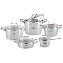 Gerlach NK319 Superior Saucepan Set, edelstahl
