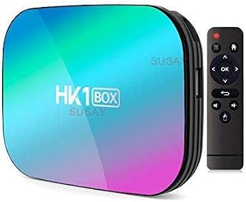 Gimebox Android 9.0 TV Box HK1 Box Android TV Box 4GB RAM 64GB ROM, Dual-WiFi 2.4GHz/5GHz BT Amlogic S905X3 Quad Core 64 Bits 3D/8K Full HD/H.265/USB3.0 Android Box