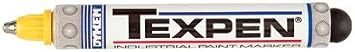 Dykem TEXPEN Industrial Paint Markers - 3/64" white texpen