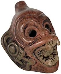 Very Loud Monkey Death Whistle, Replica Of Items Found In Aztec Temple.