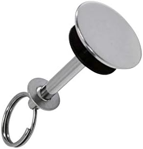 SeaLux Hatch Cover 1-14 x 2 L x Stainless Flush Hatch Cover Pull Button Hidden Pull Pin Lifter for Engine Covers, Floor Storage & Baitwell Lids, or loft ladders